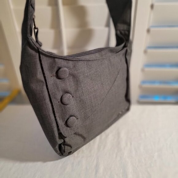 OGIO Brooklyn Crossbody Tablet Purse Dark Gray Shoulder Bag - Picture 4 of 13